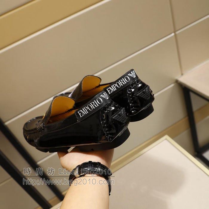 Armani男鞋 最新爆款 阿瑪尼駕車豆豆鞋 原版牛皮男鞋  jpx1367